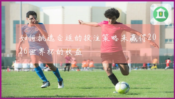 如何挑选合适的投注策略来赢得2026世界杯的收益